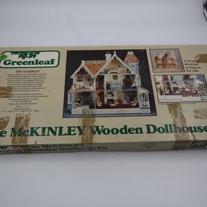 Greenleaf The McKinley Wooden Dollhouse Kit 8009 Vintage 1981 Victorian NEW
